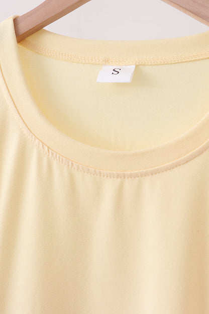 Buttercup scalloped women shorts set