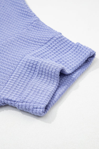 Threaded Pear Nala Short Sleeve Knit Top