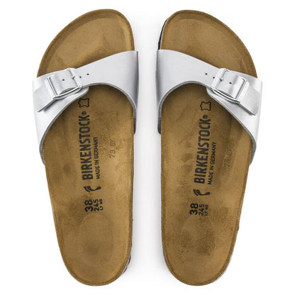 Birkenstock Madrid Birko-Flor Silver