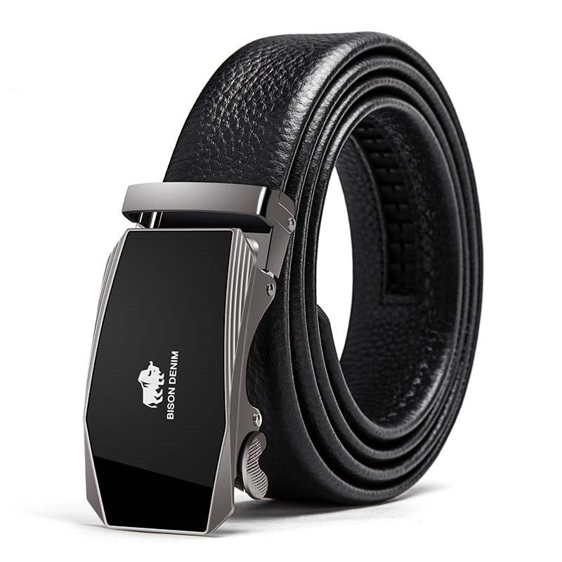 Men’s Classic Leather Belt | High-Sense Professional Executive Waistband | Trendy Minimalist Sleek Dress Belt | Luxury-Label Statuesque Radiant Accessory | 2026 High-Fashion Emerald-Luxe Essential