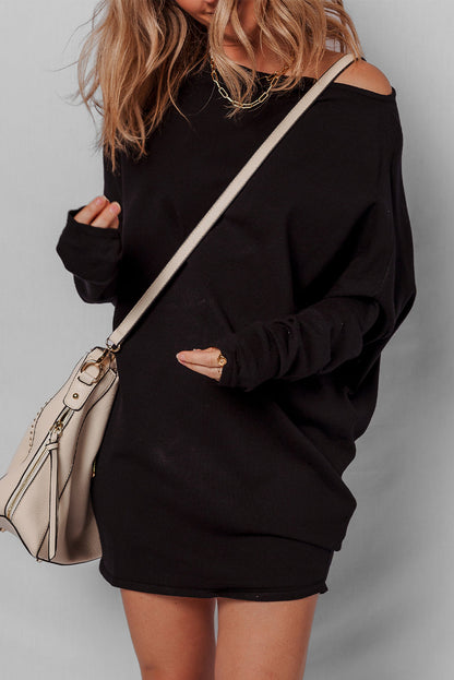 Threaded Pear Scarlett Sleeve Shift Mini Sweater