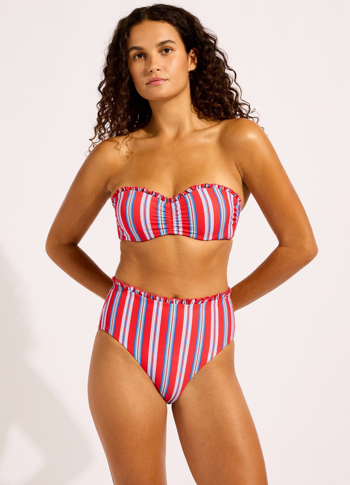 Positano High Waist Bikini Bottom