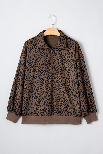 Threaded Pear Alaya Quarter Zip Corduroy Sweatshirt