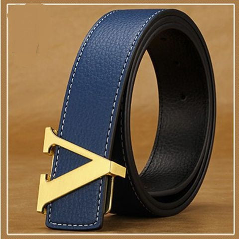 Men’s Personalized Leather Letter Belt | Initial Buckle Designer Style Belt for Men | Luxury Alphabet Motif Leather Waistband | Trendy Custom Letter Fashion Belt