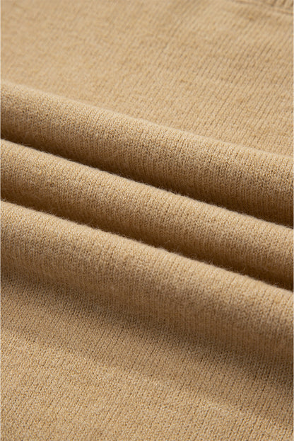 Threaded Pear Ava Cuff Contrast Trim Sweater