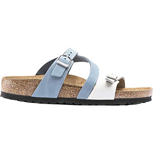 Birkenstock Unisex Salina BS Nubuck Leather Dove Blue /Mineral