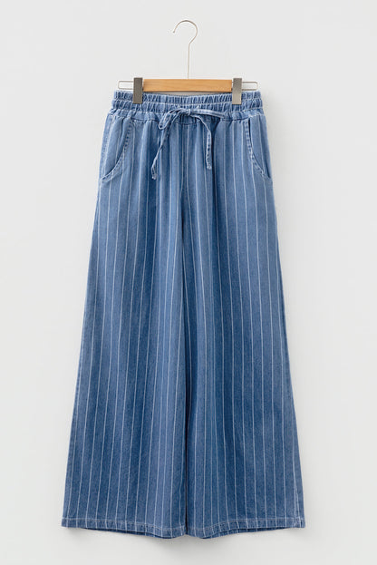 Threaded Pear Alessandra Tied Elastic Waist Trousers