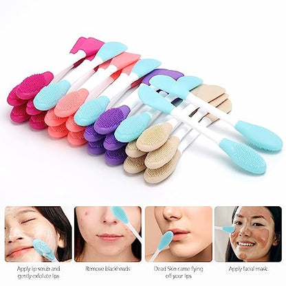 Facial Cleansing Brush | Silicone Face Scrubber Tool