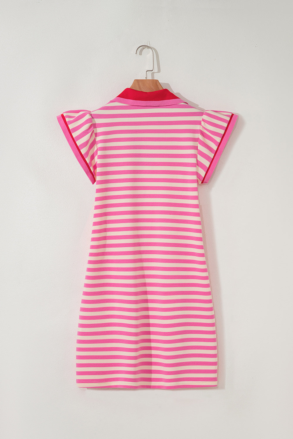 Threaded Pear Jennifer Flutter Sleeve Short Dress