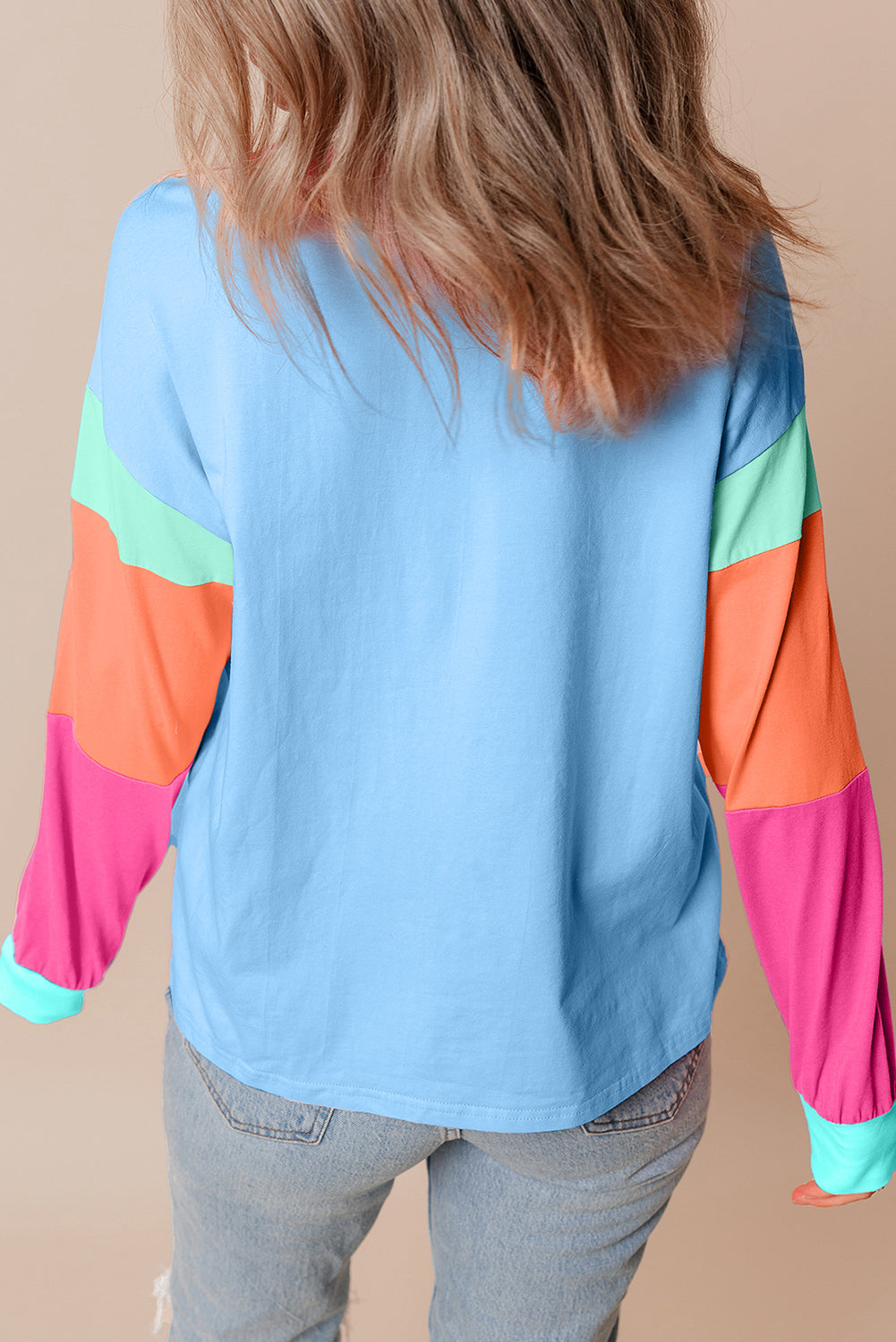 Threaded Pear Denver Sleeve Loose top Long Sleeve Top