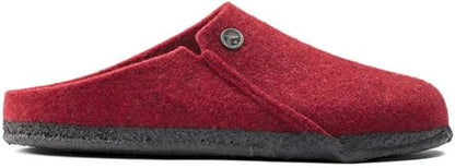 Birkenstock Women's Zermatt Rivet Wool Felt Basic Red Clogs