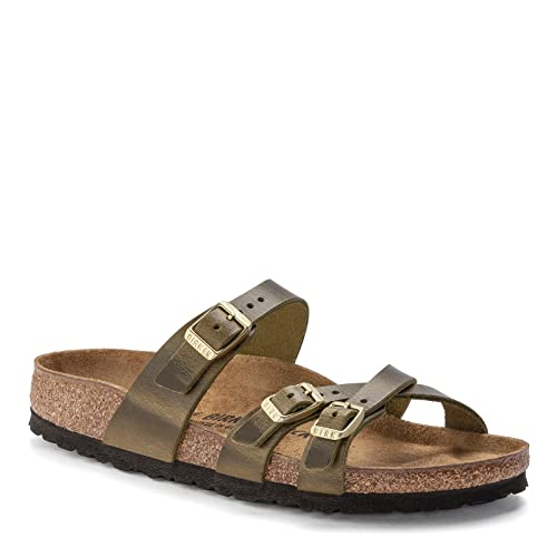 Birkenstock Unisex Franca Natural Leather Olive