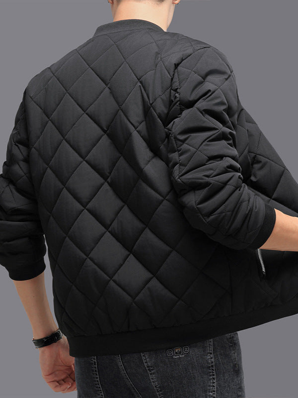 Men's Quilted Baseball Jacket