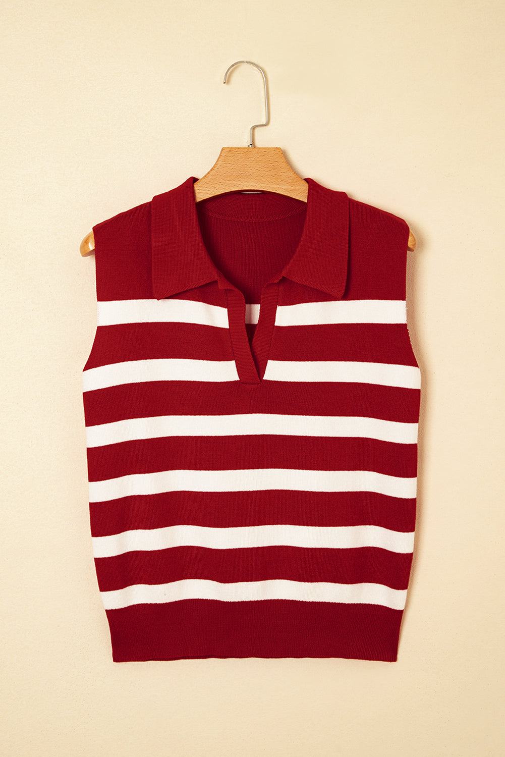 Threaded Pear Ariya Stripe Collared Sweater