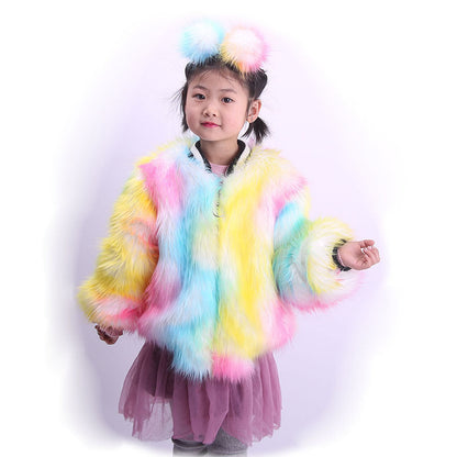 Kids' Faux Fur Coat