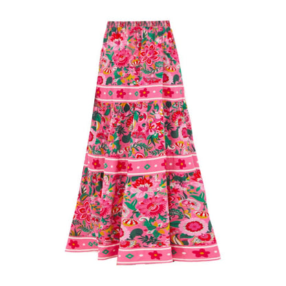 Print  Strap  Bow Detail  One-piece  Women's Swimwear