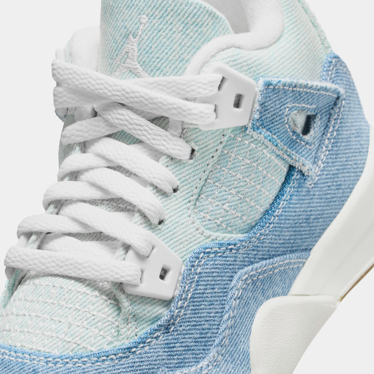 Air Jordan Preschool Retro 4 Tex 'Denim Worn Blue' Ps (Ps)