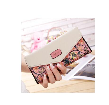 Women’s Birds & Floral Print Wallet | Elegant Nature-Inspired Multi-Card Clutch | Compact Vegan Leather Purse for Women | Artistic Bird Illustration Designer Wallet