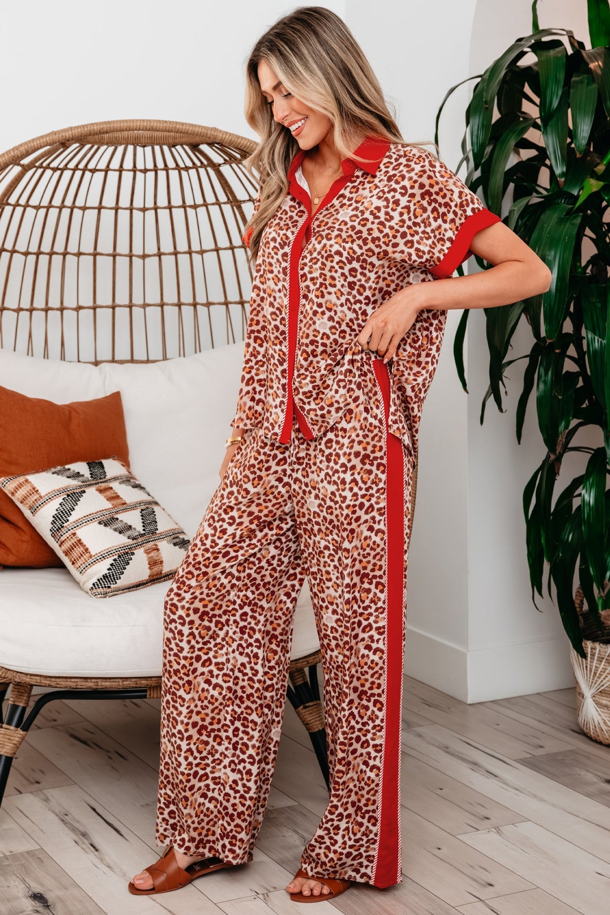 Threaded Pear Nyla Contrast Lounge Set