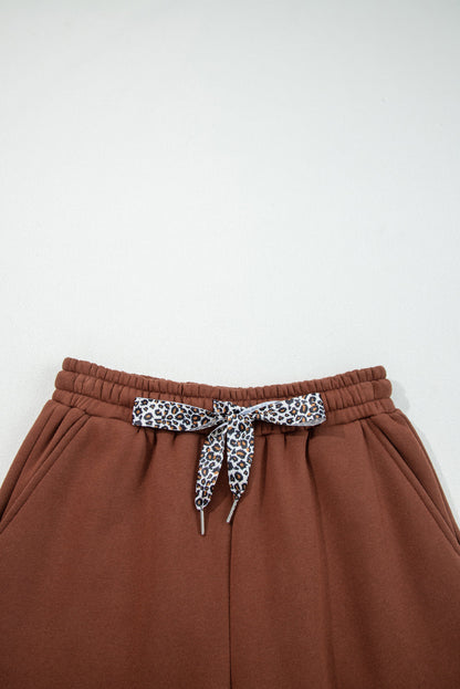 Threaded Pear Amaris Elastic Waist Solid Pants