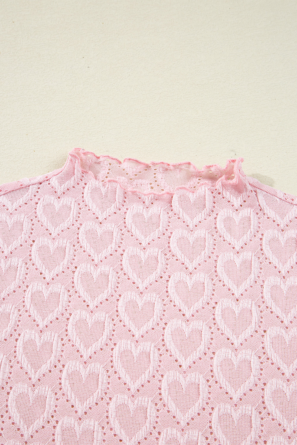 Threaded Pear Emily Sleeve Mock Fitted Top