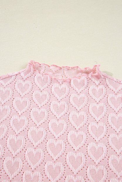 Threaded Pear Emily Sleeve Mock Fitted Top