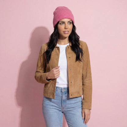 Anna-Kaci Soft Knit Winter Beanie with Warm Thick Ribbed Texture