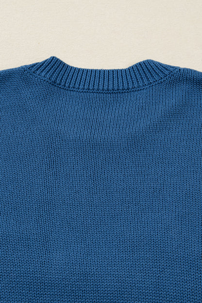 Threaded Pear Emiyra Embroidered Graphic Western Sweater