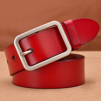 Premium Men’s Leather Belt with Classic Alloy Buckle | Genuine Style Formal & Casual Leather Belt | Durable Waist Strap for Men | Timeless Designer-Style Executive Belt