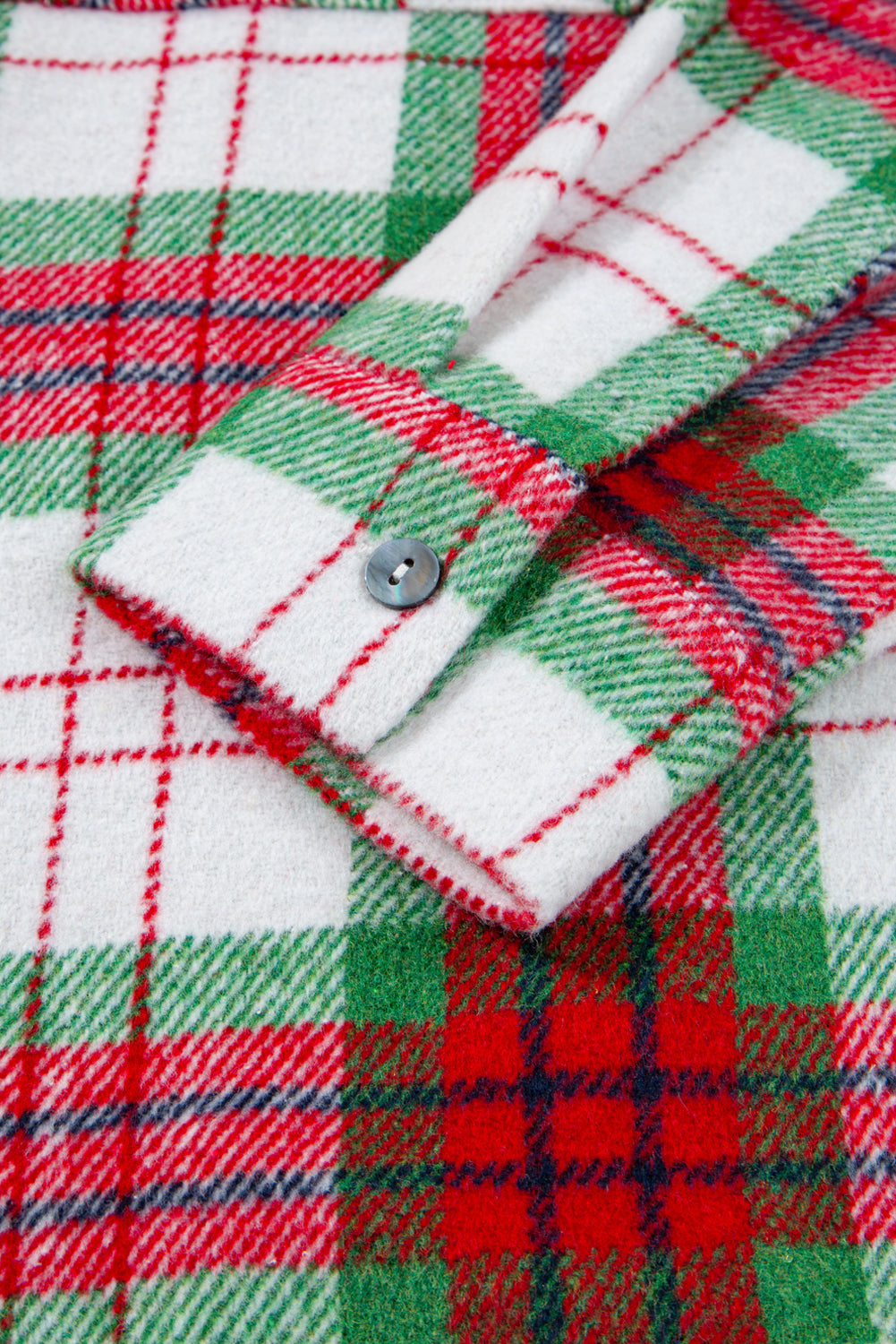 Threaded Pear Dream Plaid Casual Flannel Shacket