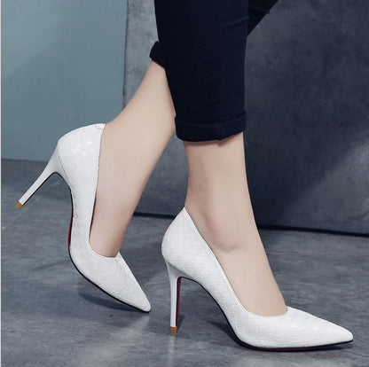 Women’s High-Sense Floral Pointed-Toe Stiletto Heels | Elegant Professional Formal Pumps | Trendy Minimalist Sleek Office Heels | Luxury-Label Statuesque Radiant Footwear | 2026 High-Fashion Floral-Luxe Essential