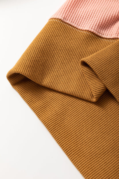 Threaded Pear Mia Side Slits Loose Sweatshirt