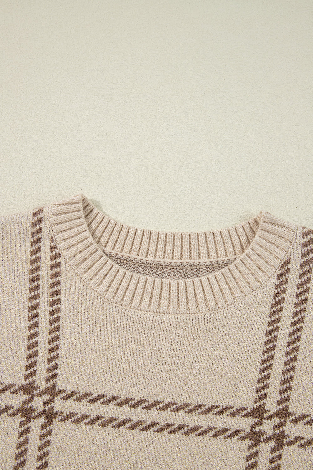Threaded Pear Madison Knitted Drop Shoulder Sweater