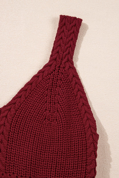 Threaded Pear Parker Pointelle Slim Fit Sweater