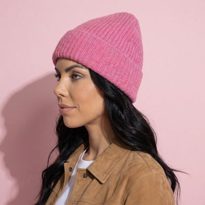 Anna-Kaci Soft Knit Winter Beanie with Warm Thick Ribbed Texture