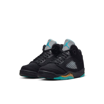 Air Jordan Preschool Retro 5 'Aqua' Ps Sneakers