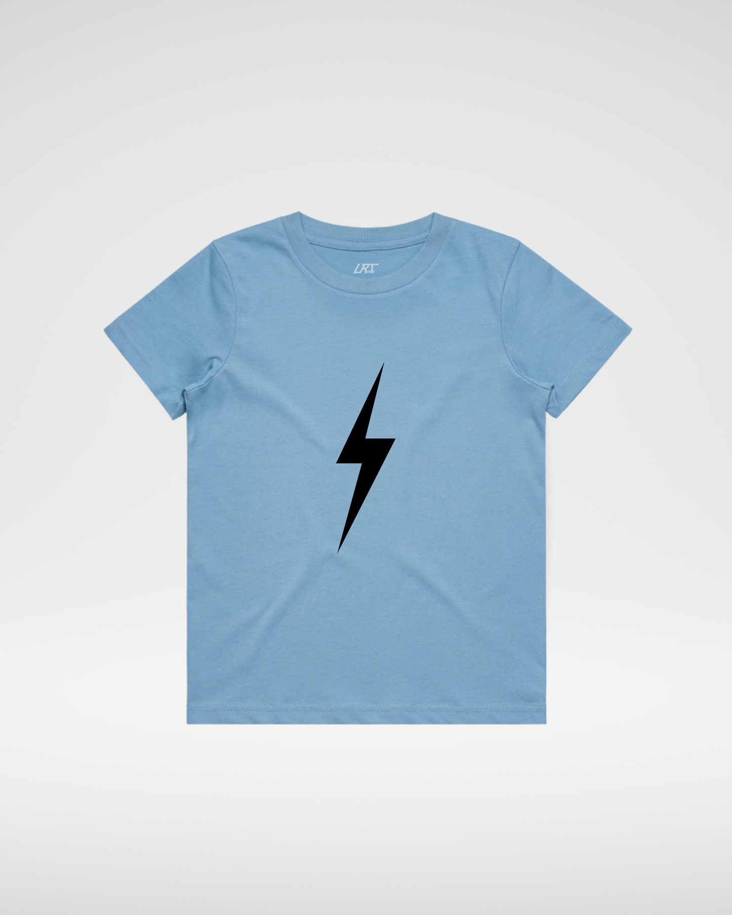 Dark Navy Bolt Tee - Cloud Blue
