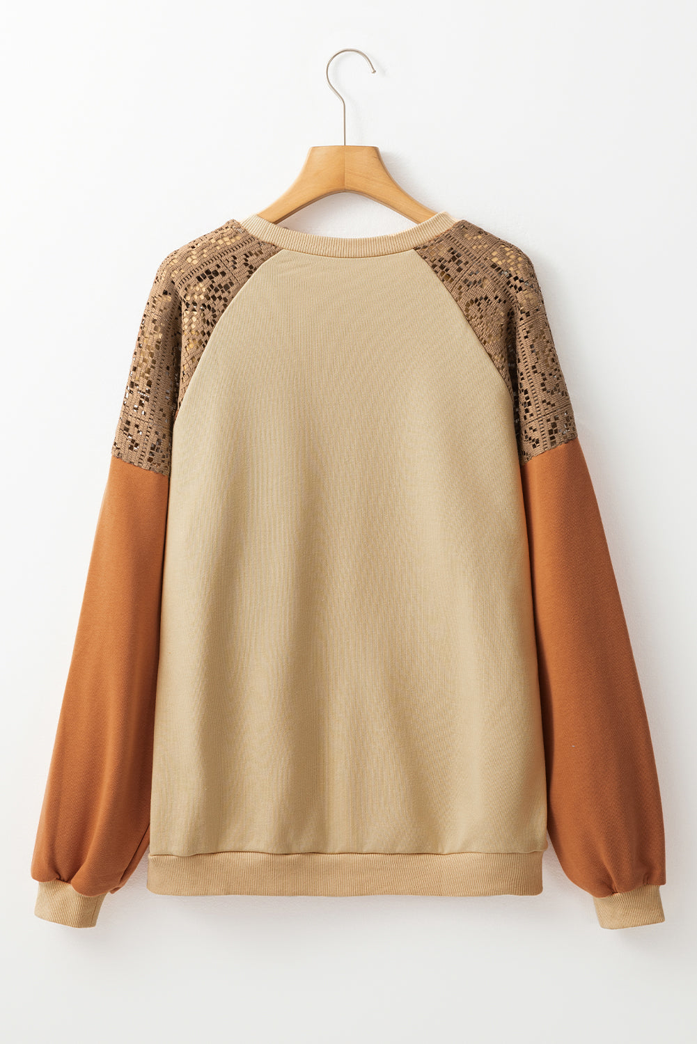 Threaded Pear Scarlett Colorblock Drop Shoulder Sweatshirt