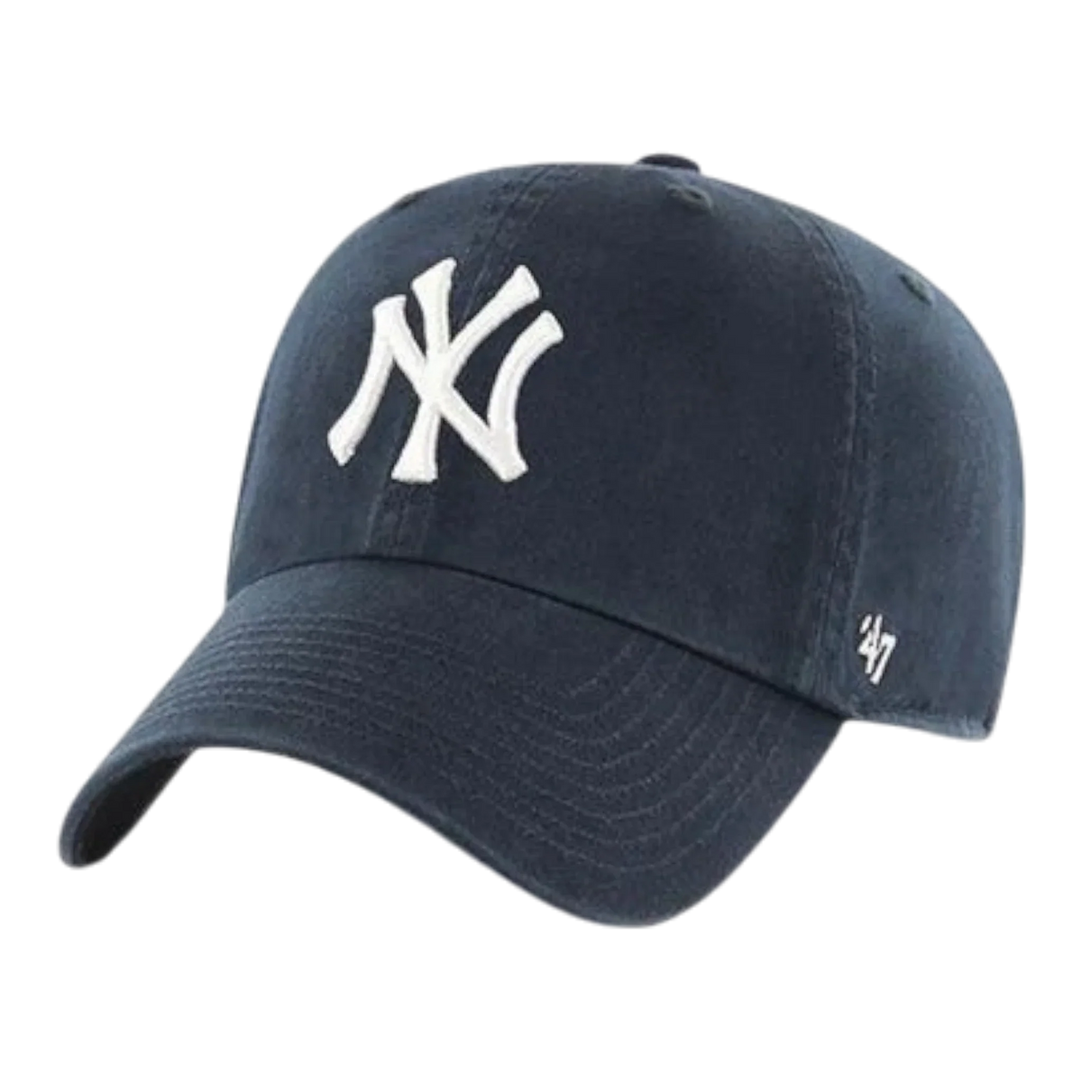 47 Brand Clean Up New York Yankees Strapback Hat — Navy Adjustable Cap