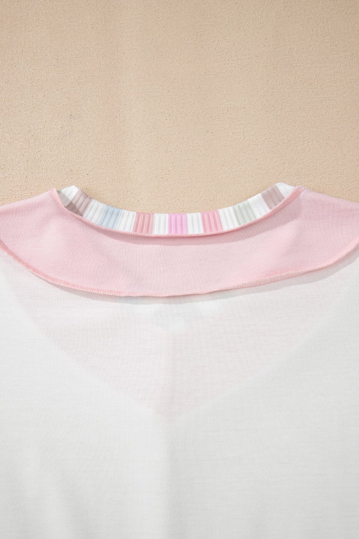 Threaded Pear Promise Color Block Loose Long Sleeve Top