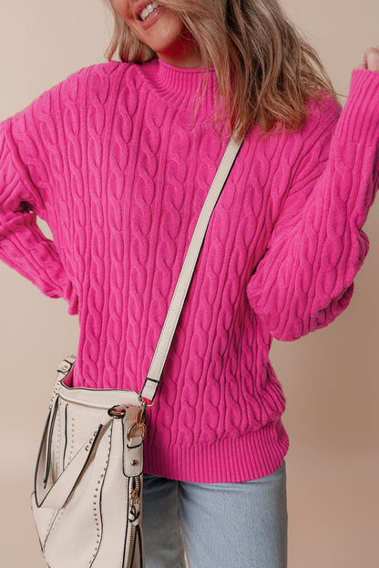 Threaded Pear Lola High Drop Shoulder Sweater