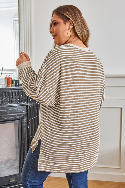 Threaded Pear Lilianna Sleeve High Low PLUS Top