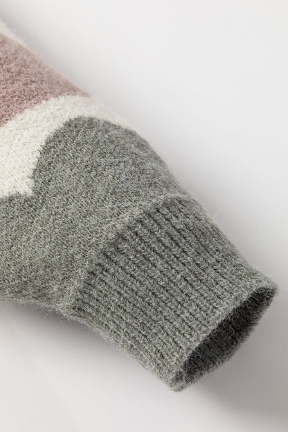 Threaded Pear Zelda Sleeve Drop Shoulder Sweater