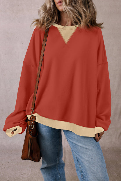 Threaded Pear Abigail Drop Shoulder Oversized Sweatshirt
