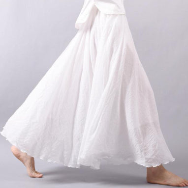 Saia Summer Skirt | High-Sense Lightweight Flowing Waistband | Trendy Minimalist Sleek A-Line Skirt | Luxury-Label Statuesque Radiant Apparel | 2026 High-Fashion Emerald-Luxe Essential