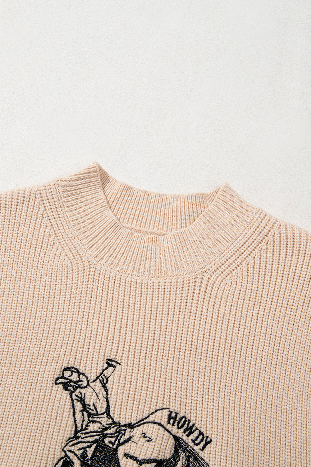 Threaded Pear Lydia High Short Sleeve Sweater