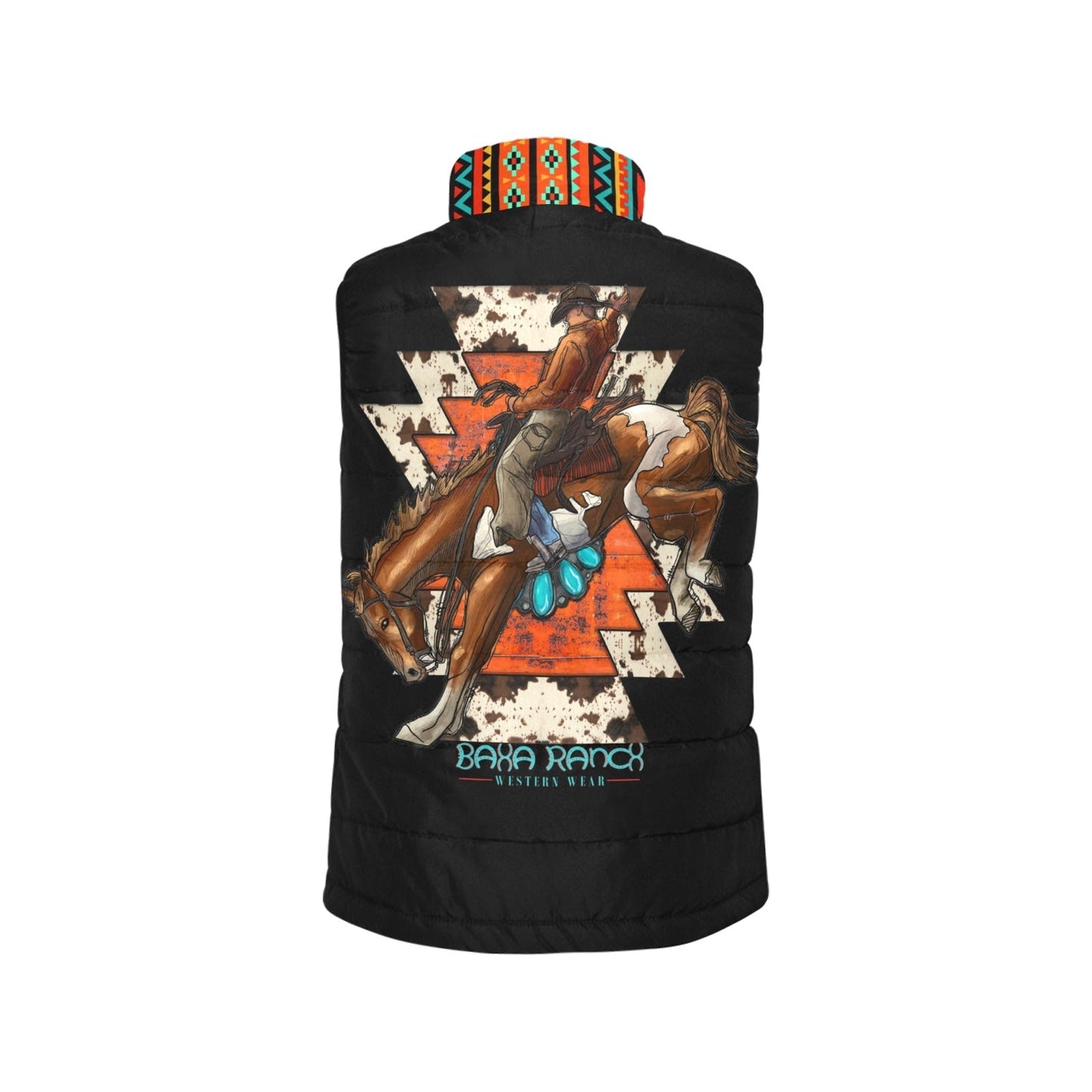 Baha Ranch Aztec Bronc Puffy Vest