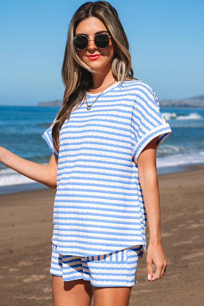 Threaded Pear Madalyn Knitted Short Sleeve Top