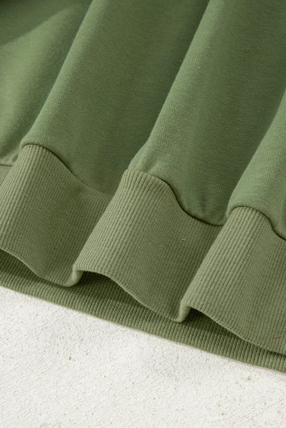 Threaded Pear Felitina Patchwork Zip Collar Pullover