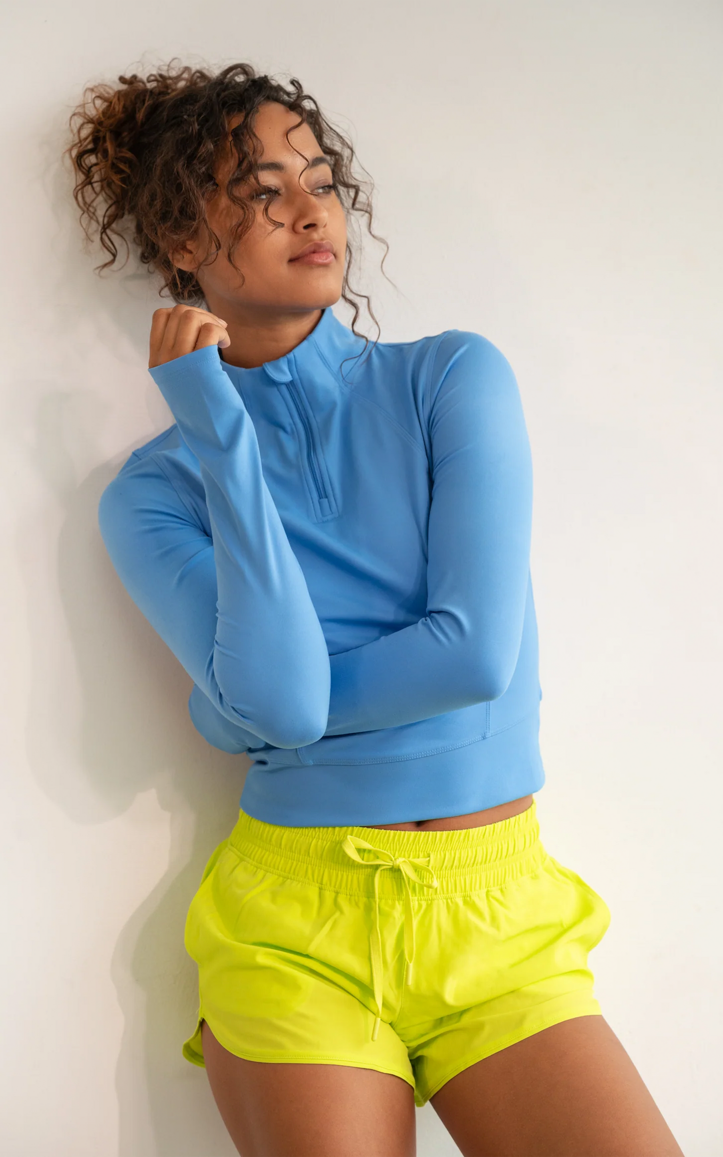 90 Degree by Reflex Lux Crosstrain Everyday Half Zip Jacket
